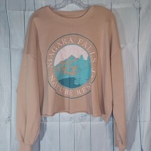 Grayson/Threads Niagra Falls cropped sweatshirt